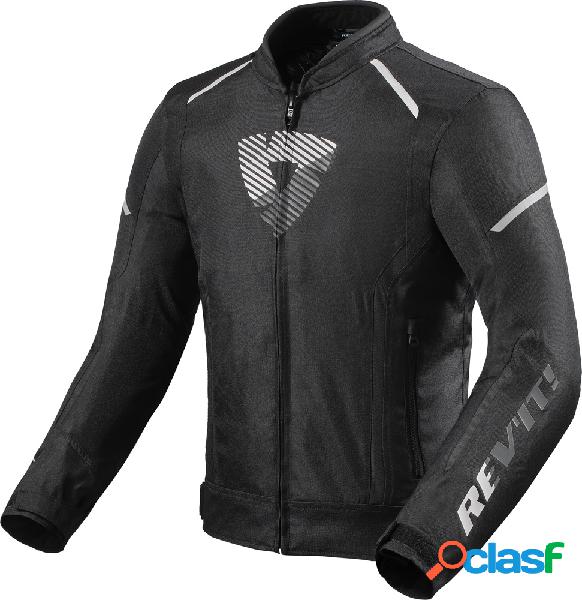 Giacca moto Revit Sprint H2O Nero Bianco