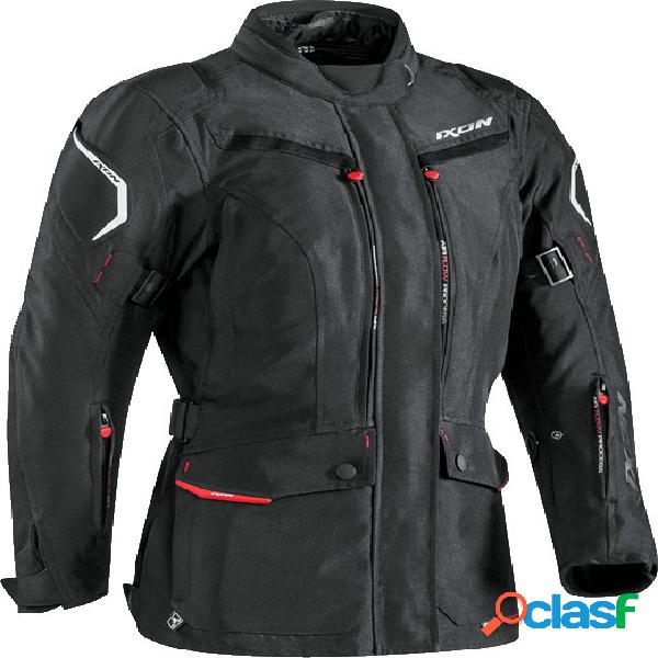 Giacca moto donna touring Ixon CROSSTOUR LADY 3 strati nero