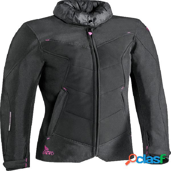 Giacca moto donna touring Ixon HELKA nero fucsia