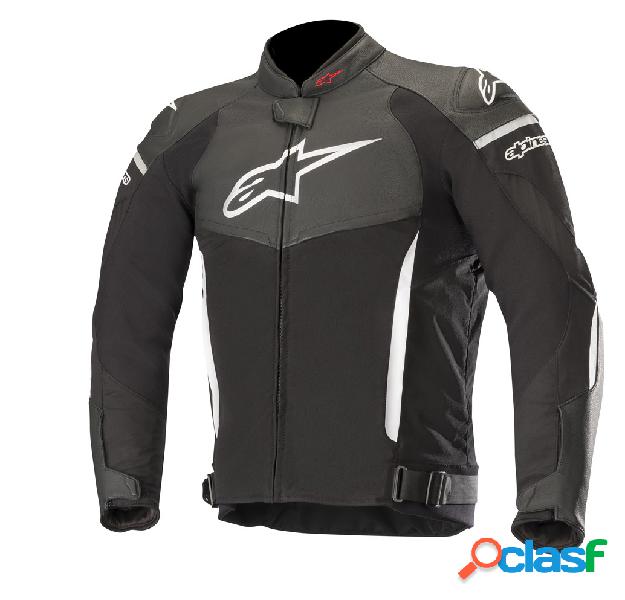 Giacca moto pelle Alpinestars SP X nero bianco