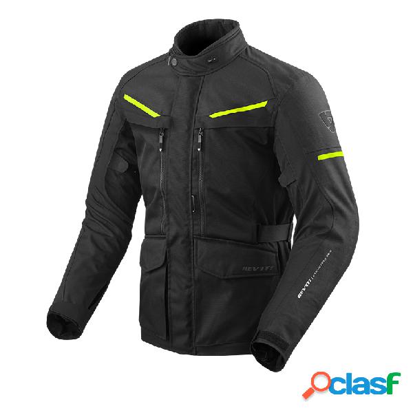 Giacca moto touring Revit Safari 3 Nero Giallo Neon