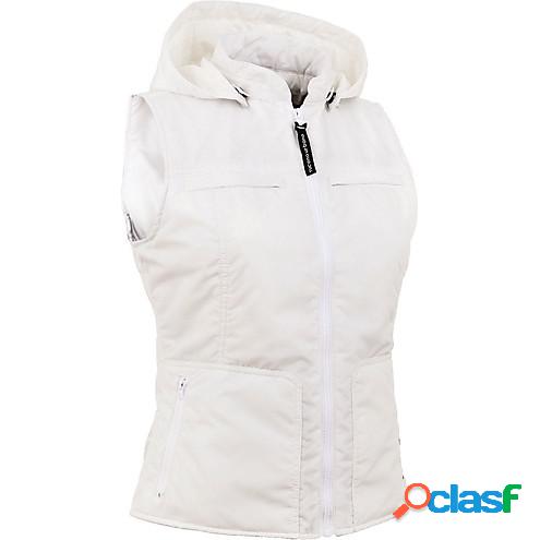 Gilet Imbottito donna Tucano Urbano Lady Cap bianco ottico