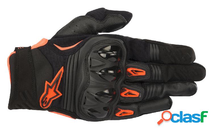 Guanti cross Alpinestars Megawatt nero antracite arancio