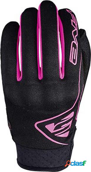 Guanti moto donna estivi Five Globe Nero Rosa