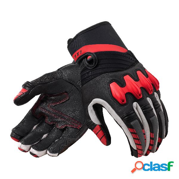 Guanti moto estivi Revit Energy Nero Neon Rosso