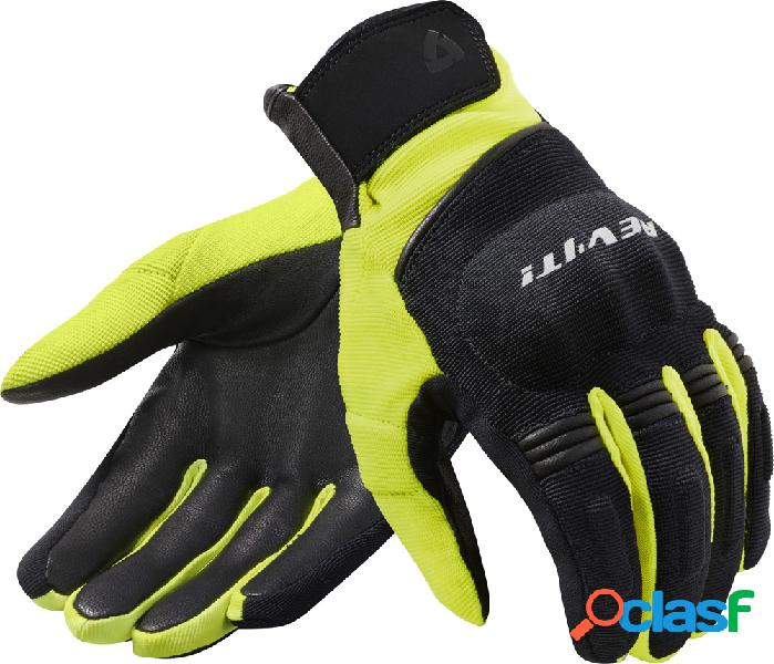 Guanti moto invernali Revit Mosca H2O Nero Giallo Neon