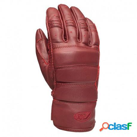 Guanti moto pelle ROLAND SANDS DESIGN Ronin Rosso vivo