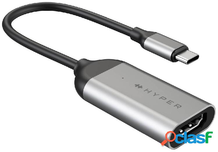 HYPER HD-H8K-GL USB-C® / HDMI Adattatore [1x spina USB-C®