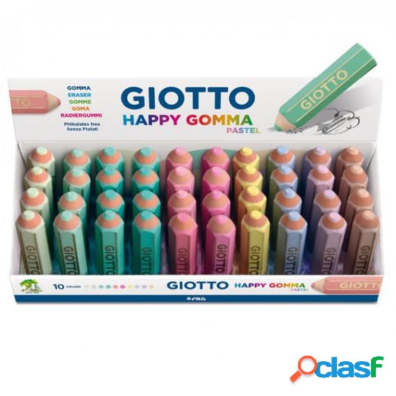 Happy Gomma Pastel - colori assortiti pastello - Giotto