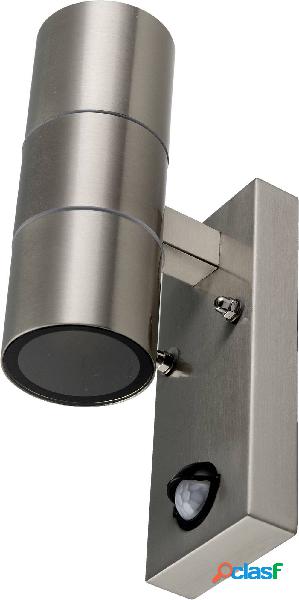 Heitronic GRENADA 35823 Lampada da parete GU10 acciaio inox