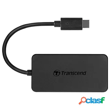 Hub Transcend HUB2C USB 3.1 Gen 1 - USB-C - Nero