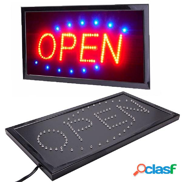 INSEGNA LUMINOSA A LED CON SCRITTA OPEN PER VETRINA NEGOZIO