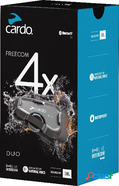 Interfono Bluetooth Cardo FREECOM 4X doppio conference 4