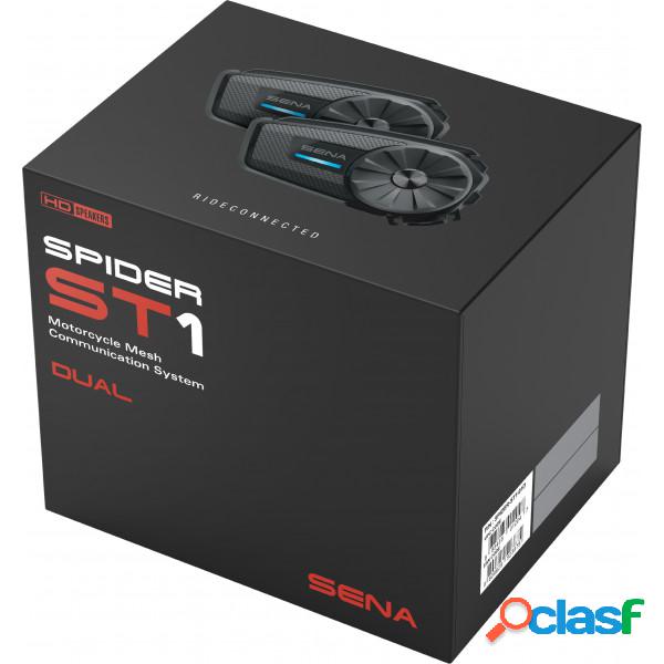 Interfono Bluetooth SENA Spider ST1 MESH 2.0 NR doppio