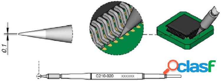 JBC Tools C210020 Punta di saldatura Forma tonda, dritta