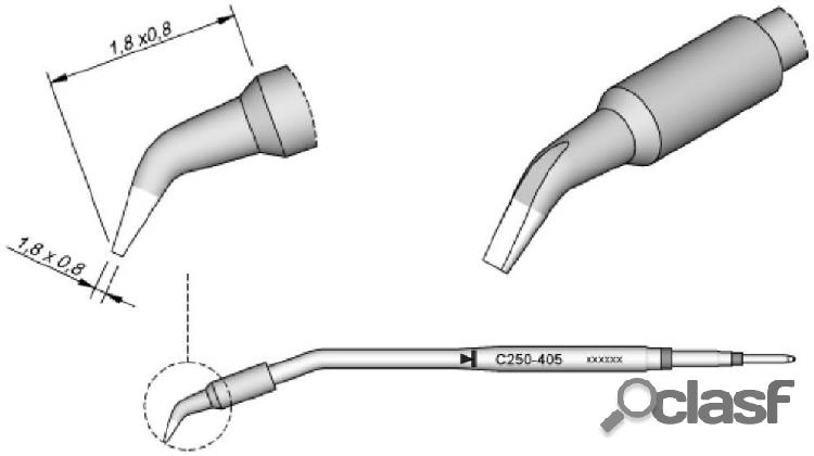 JBC Tools C250405 Punta di saldatura Forma a scalpello,