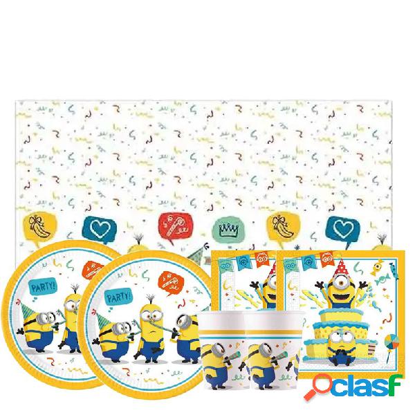 KIT N8 KIT 127 PZ COMPLEANNO BAMBINO CATTIVISSIMO ME CON