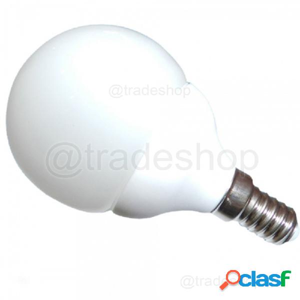 LAMPADINA LED E27 E14 5,5W A LUNGA DURATA - LUCE CALDA E