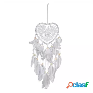 Lampada LED Dreamcatcher a forma di cuore da appendere alla