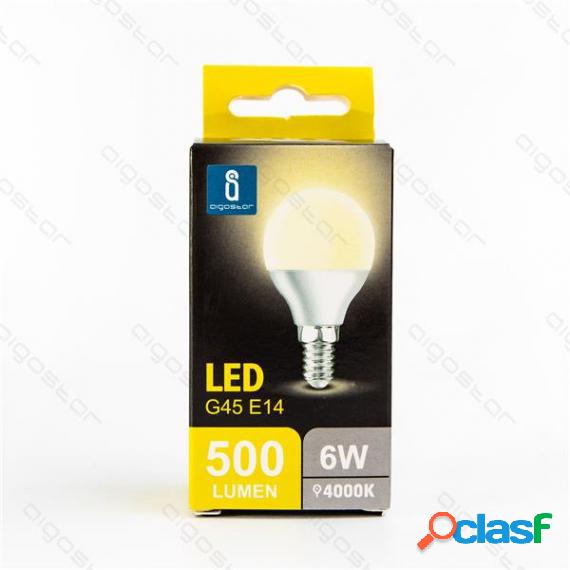 Lampadina Led A5 G45 6W Attacco E14 500 Lumen Color Box