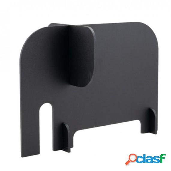 Lavagna Silhouette - 14,3x19,8x10 cm - nero - forma elefante