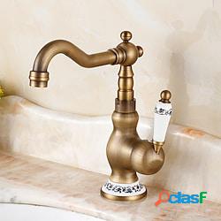 Lavandino rubinetto del bagno - Standard Ottone antico