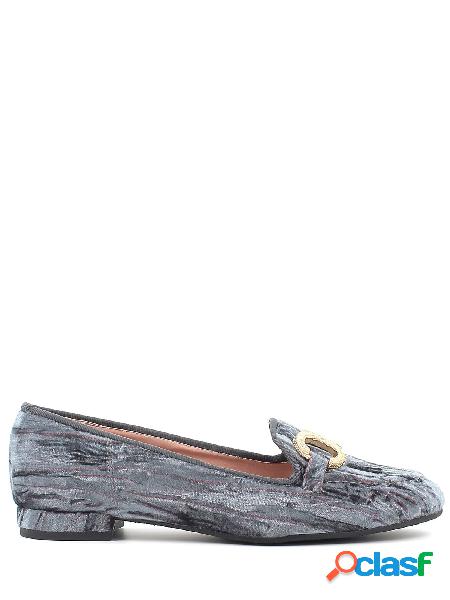 Le Slipperine Scarpe basse in velluto stropicciato a punta