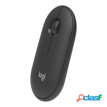 Logitech Pebble M350 ottico wireless - nero / grigio