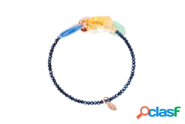 Luisa della Salda Bracciale argento rosè con perla,