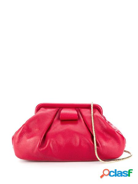 MIU MIU POCHETTE DONNA 5BK014VOOO2C9OF068Z PELLE ROSSO