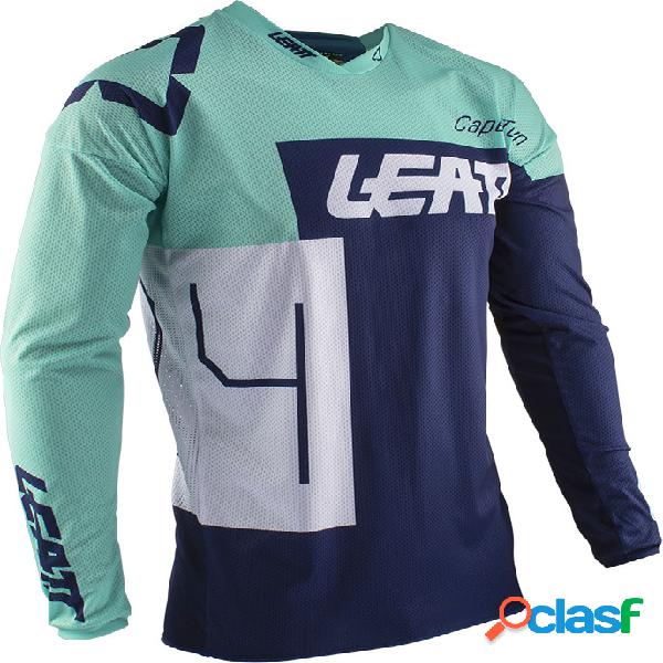 Maglia cross Leatt GPX 4.5 Lite Verde Aqua