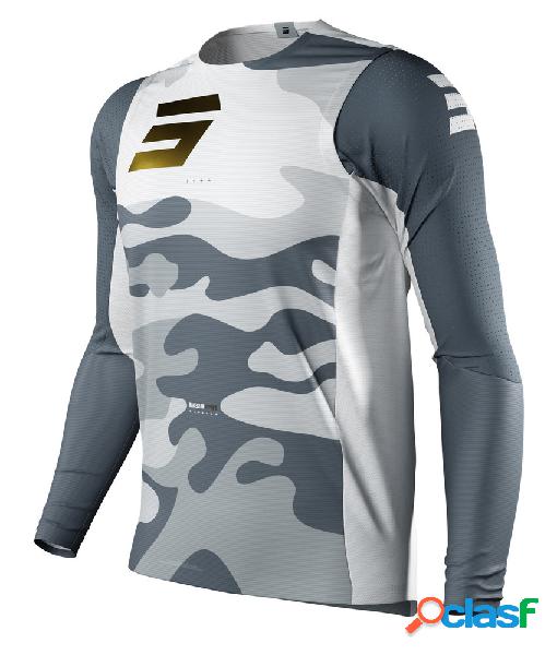 Maglia cross Shot AEROLITE PRIME Camo Grigio