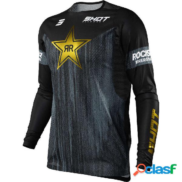 Maglia cross Shot CONTACT ROCKSTAR Limited Edition 2022 Nero