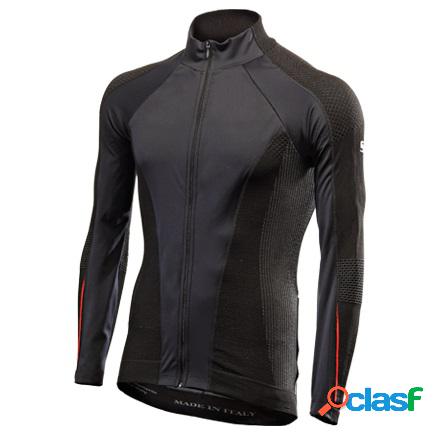 Maglia intima Sixs Windshell Nero Rosso