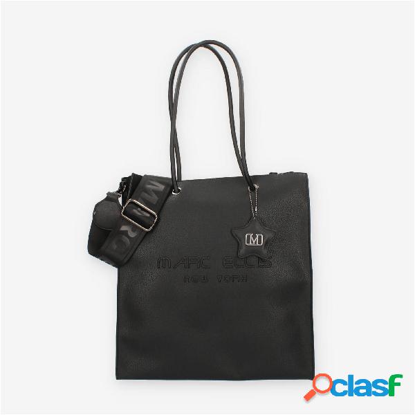 Marc Ellis Stella Borsa a spalla nera con tracolla logata