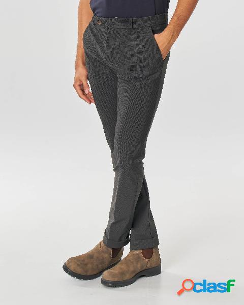 Micro Chino Pro Pant verde militare in tessuto tecnico
