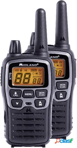 Midland C1180 XT70 Radio ricetrasmittente portatile LPD PMR