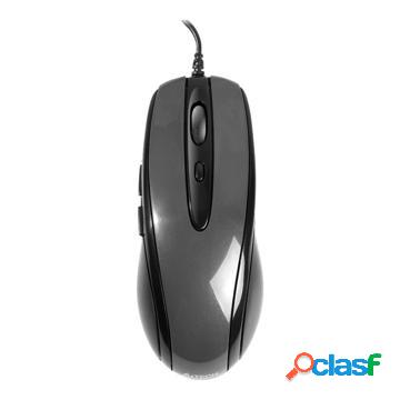 Mouse Cavo Ottico A4Tech V-Track N-708X - Nero / Grigio