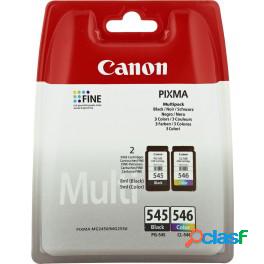 Multipack Canon Pg-545 + Cl-546 Originali 8287B005 Per Canon