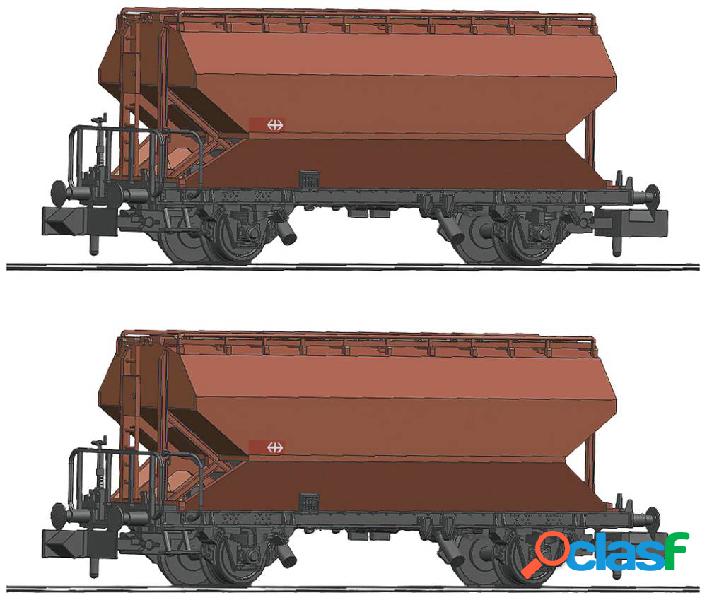 N Kit 2 pz. Vagone per silo di cereali delle FFS Fleischmann