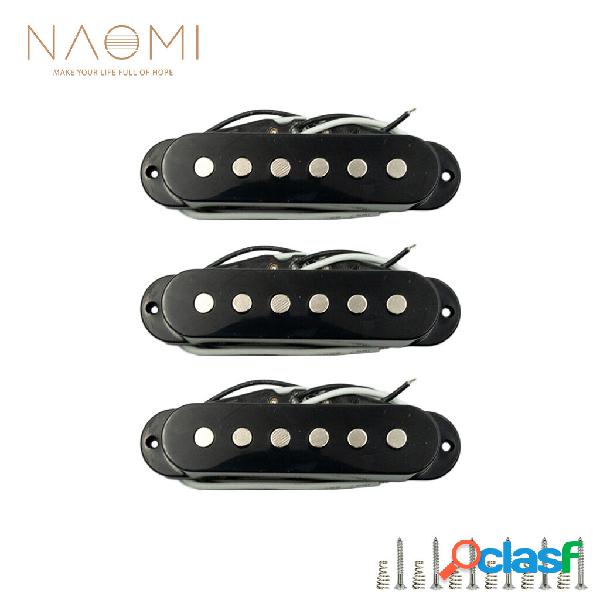 NAOMI 3pcs 48mm Pickup per chitarra Single-coil Pickup per