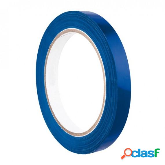 Nastro adesivo PVC 350 - 9 mm - blu - Eurocel - rotolo da 66