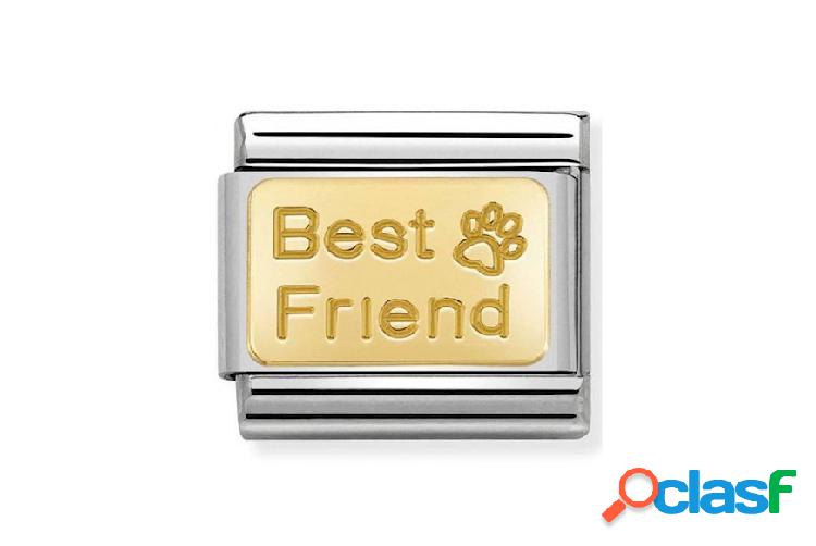 Nomination Best Friend Composable acciaio e oro acciaio oro