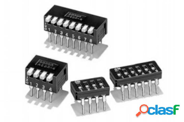 Omron DIP Switch Numero Poli (num) 10 THT 1 pz. Sacchetto