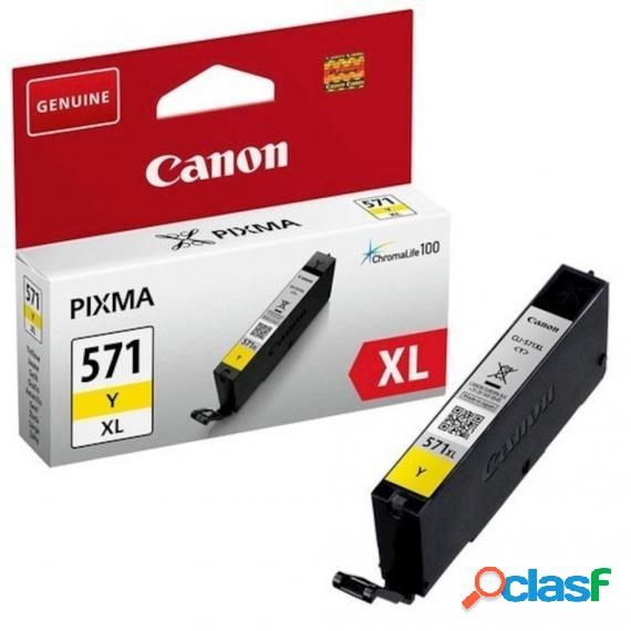 Originale Canon Cli-571Xl Y Giallo 0334C001 Per Canon Pixma