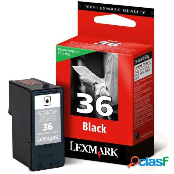 Originale Lexmark 36 Nera 18C2130E Lexmark N36 Per Elxmark X