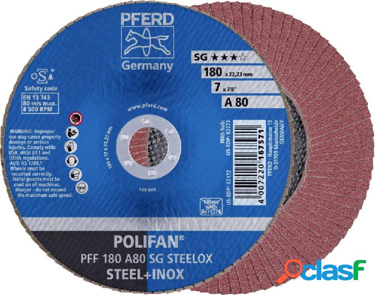 PFERD 67608185 PFF 180 A 80 SG STEELOX Disco con falde