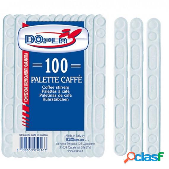 Palette per caffE - polistirene - Dopla - conf. 100 pezzi