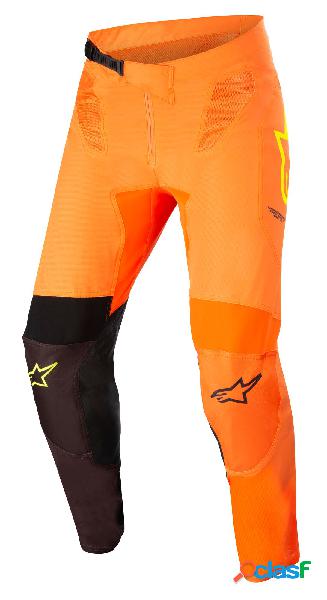Pantaloni cross Alpinestars SUPERTECH BLAZE Arancione Nero