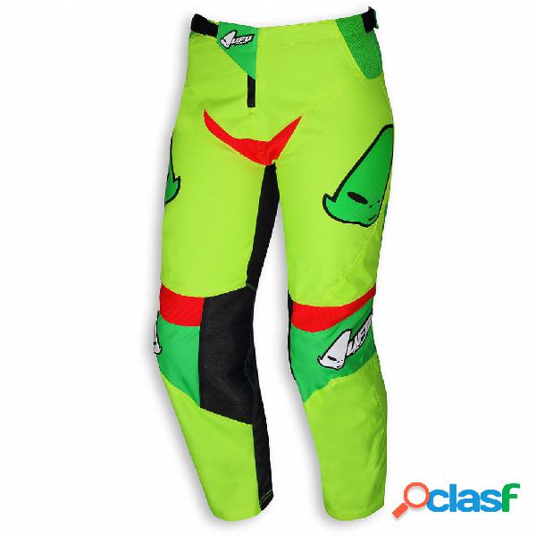 Pantaloni cross bambino Ufo Plast Hydra Boy Giallo Verde